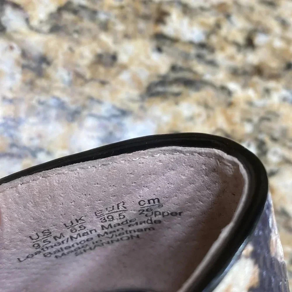 Preston & York Shannon Snake Print d'Orsay Flats - Picture 9 of 9